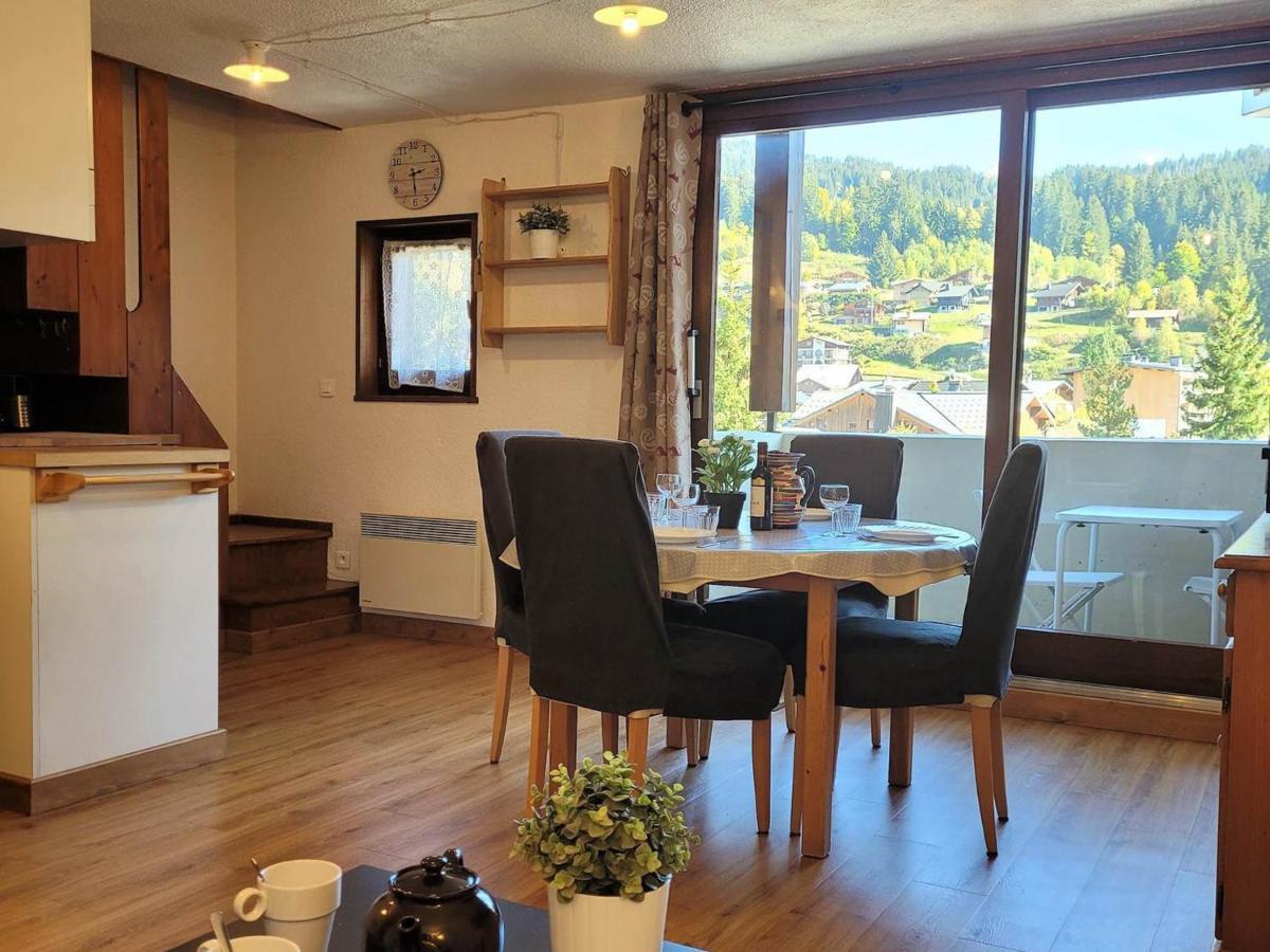 Ferienwohnung Duplex 3 Pieces Aux Gets, Proche Pistes Avec Parking Et Wifi - Fr-1-598-23 Les Gets Exterior foto